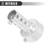 Motoforti Universal Motorcycle Exhaust Pipe Baffle, 48mm, Silver Tone