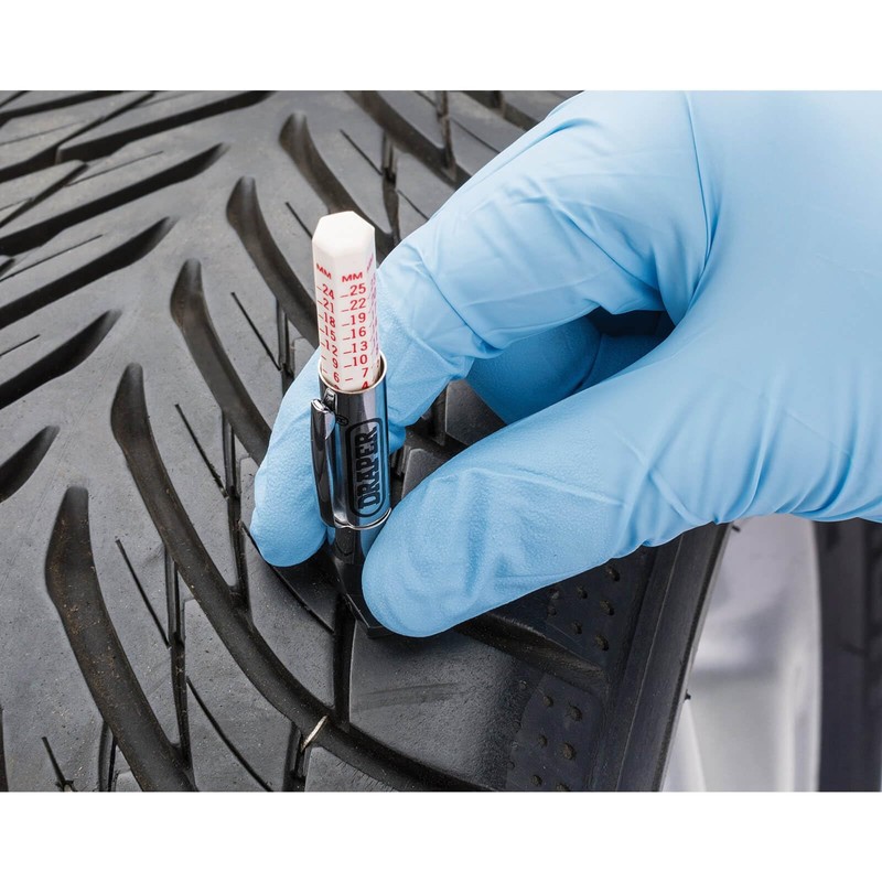 Draper 51550 Tyre Service Kit, 3 Pieces, Blue