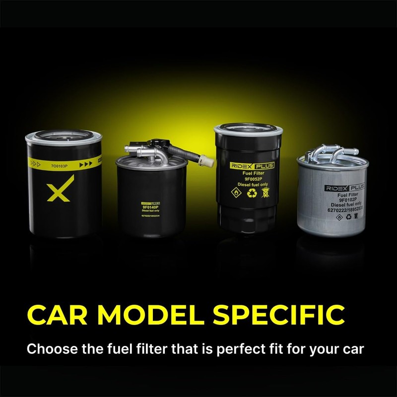 RIDEX Plus 9F0018P Fuel Filter Line Filter for Car Truck