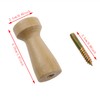 Wantane Screw-On Solid Wood Hook Wooden Coat Hook Coat and