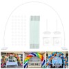 YALLOVE 21ft Balloon Arch Stand Kit, Free Combination in Width
