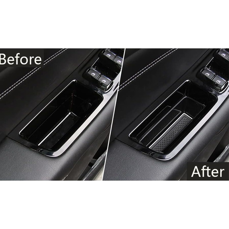 MICROCK Front Door Handle Pocket Organizer Side Storage Box Insert