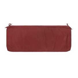 FUNHOME Outdoor Bench Cushion Cover 42 x18 x 3 inch,Water Resistant Cover with Zipper&Ties,Fade-Resistant Slipcover,Patio Porch Swing Cushion Cover Replacement Only,No Insert(Dark Red)