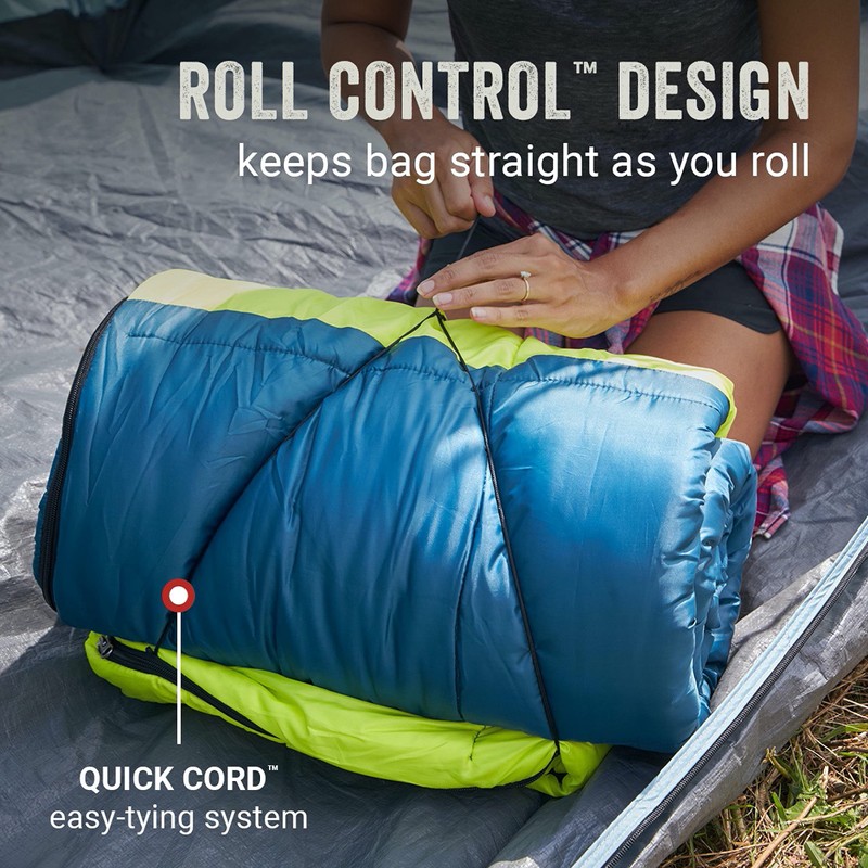 Coleman Kompact Sleeping Bag, Indoor/Outdoor Lightweight Sleeping Bag for Adults,