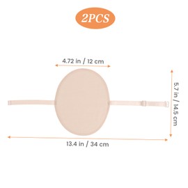 NOLITOY 2 Pairs Underarm Absorbent Pads Reusable Stickers Perspiration Patches for Men Women Ultra-thin Comfortable Stay Cool Dry