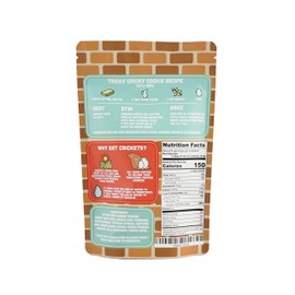 Tricky Cricky Cricket Protein Chocolate Cookie Mix - USA Handmade Edible Cricket Flour Cookie Mix - Real USA Farmed Dried Crickets in Each Cookie - Edible Bugs Baked in for High Protein - 11 Ounce Bag