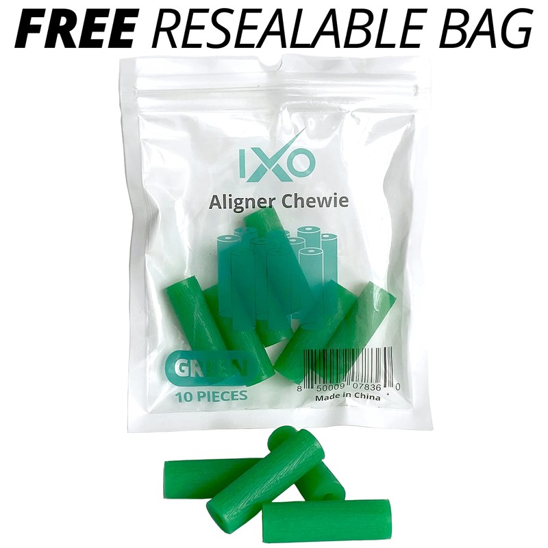 IXO Invisalign Chewies for Invisalign Aligners - Resealable Bag -