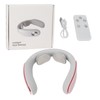 Electric Neck Massager Cordless USB Rechargeable Hot Compress Vibration Neck