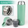 Stainless Steel Thermo 500ml/16.9oz Vacuum Insulated Bottle with Cup for