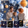 Pineraap 24Pcs Outer Space Party Favor Gift Bags with Handles,