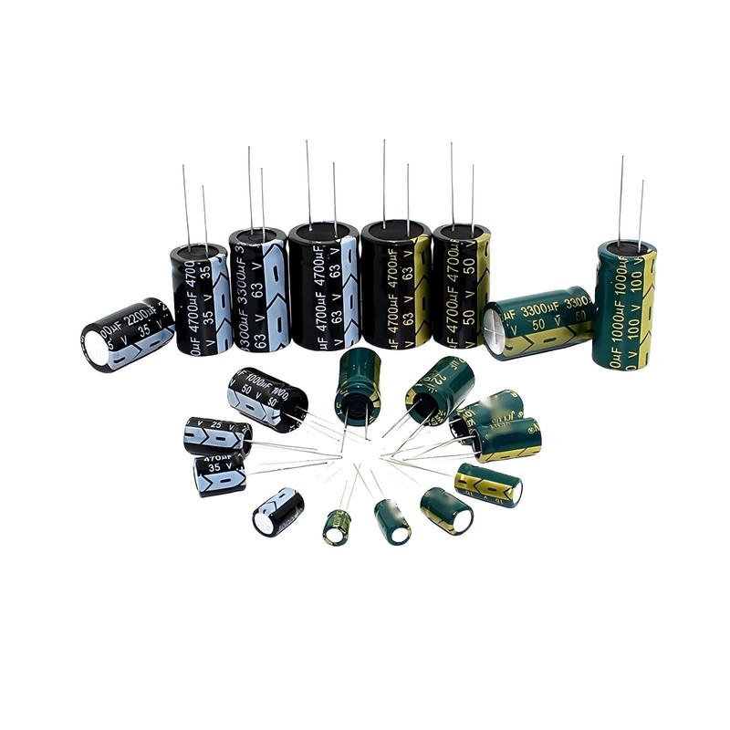 MTDELE Electrolytic Capacitor (470uF 25V 8x12MM)