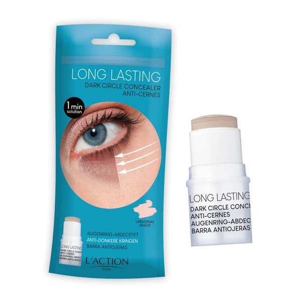 L'Action Paris Long Lasting, Dark Circle Concealer, Hydrates and Softens Delicate Skin, Universal Shade, 4g