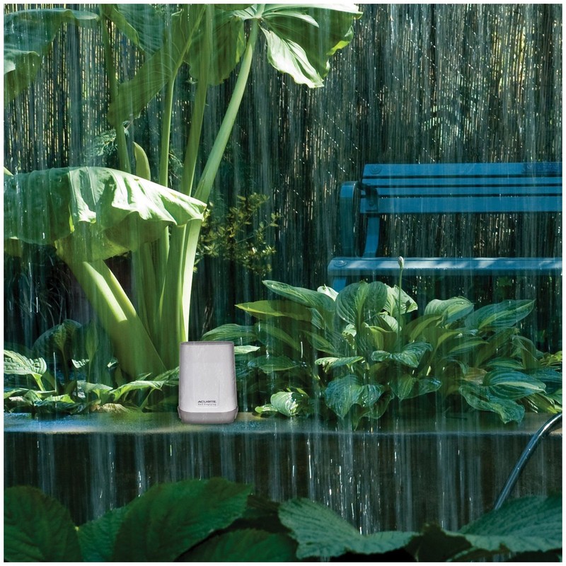 AcuRite Wireless Digital Rain Gauge with Self-Emptying Collector with Rainfall