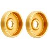 Sugino CNS Aluminum Crank Cap Boltless Gold (Pair)