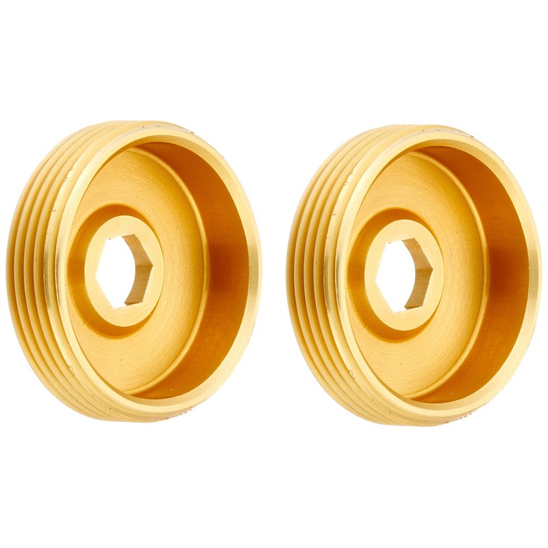 Sugino CNS Aluminum Crank Cap Boltless Gold (Pair)