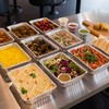 sourcing map 5" x 4" Aluminum Foil Pans, 8.8oz Disposable