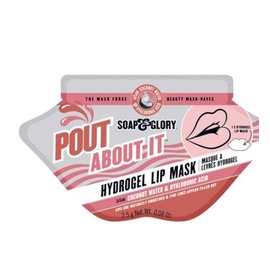 NEW Soap Glory Hydrogel Lip Mask, Pout About It, Hydrating, Plumping, Hydrogel Lip Mask
