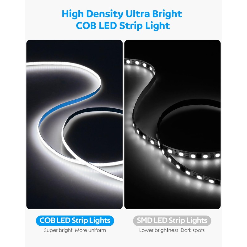 Aclorol USB 5 V COB LED Strip with Motion Sensor