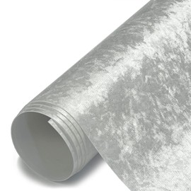 HT-Velvet Iron On Heat Transfer Vinyl Soft Suede Look 20" x 1 Yard (White) - for T-Shirt, DIY Fabric Crafts, Cutter Machine, Heat Press Machine