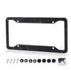 Fashion Handmade 4 Holes Black Crystal License Plate Frames,Premium US
