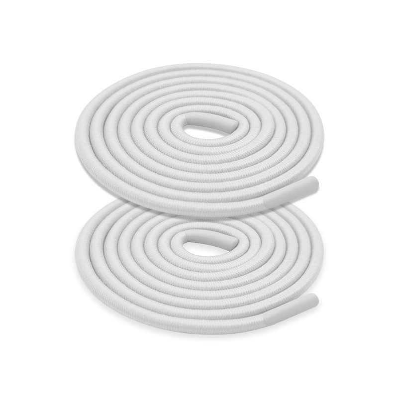 NDTEZUGT 1/10" (2.5mm) Elastic Thin Shoe Laces, Silicone Head Stretchy