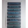 Replacement Atari 2600 M Network End Label Set - Machine