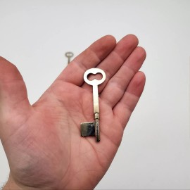 Ilco 2x Ilco B9 Bit Keys 0.53" Bit Height x 0.51" Wide x 0.09" Thick Malleable Iron