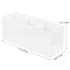 Ipetboom 3grids Slots Makeup Brush Holder Delicate Storage Box for