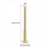 sourcing map Pack of 20 Wood Screws M4 x 60