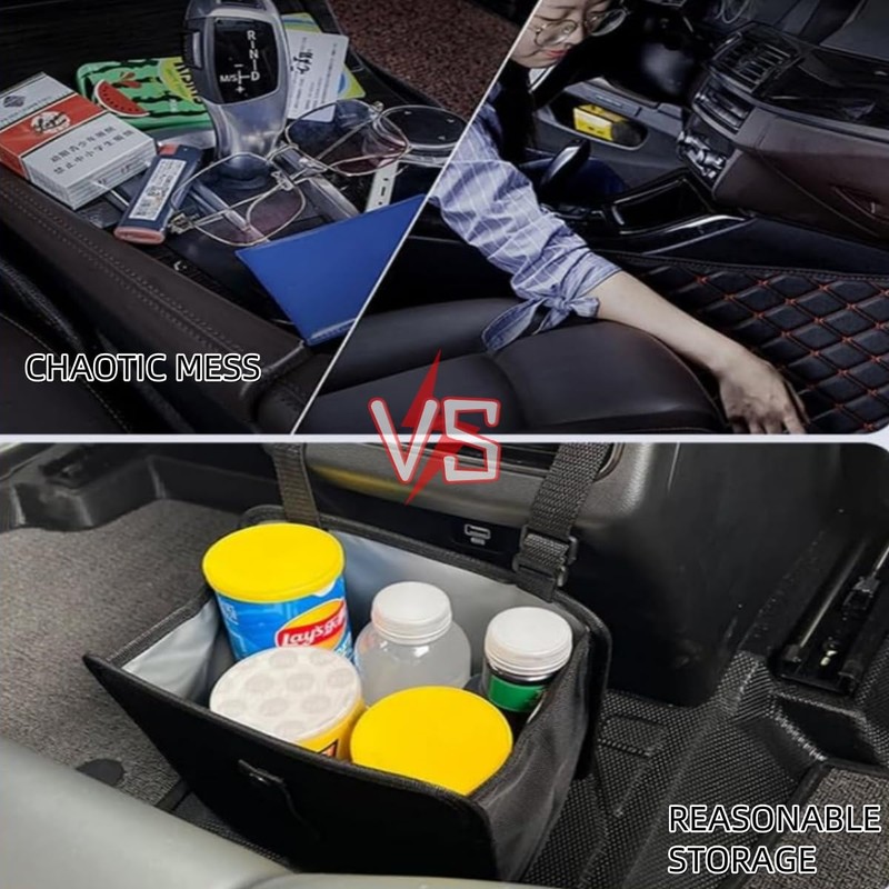 Foldable Car Trash Can, Hanging Waterproof Leakproof Trash Can Storage