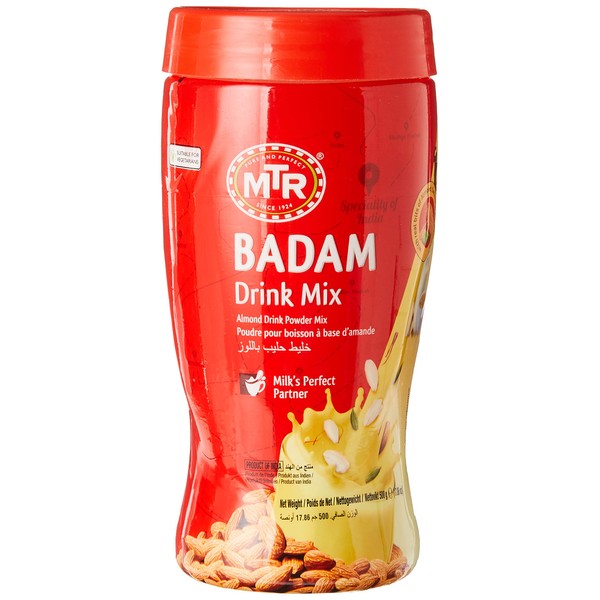 MTR Instant Badam Drink Mix Pet Jar, 500g