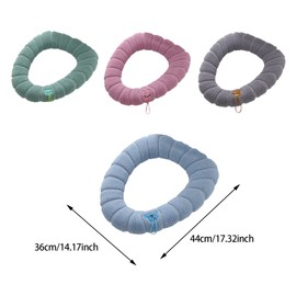 Pack of 4 Toilet Seat Cover Toilet Warmer Pad Antibacterial Warm Toilet Seat Covers Toilet Seat Cover Thick Washable Toilet Seat Cushion for Bathroom Closestool Mat Seat Case Toilet Lid Cover