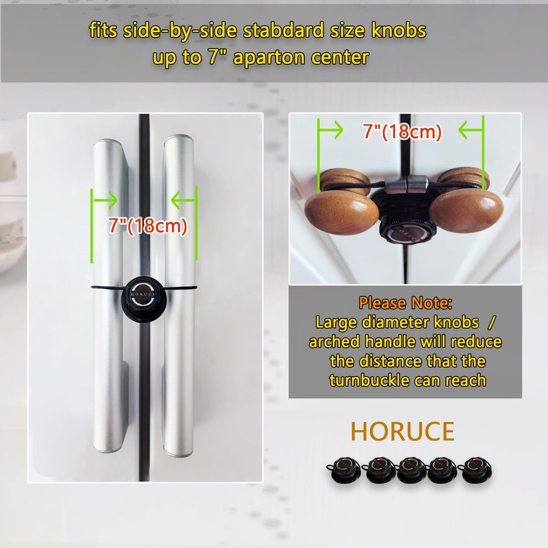 5 Pack Cabinet Locks Baby Proofing For Knobs & Handles,