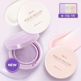 White Rice Vitality Tone-Up Sun Cushion_Vital Peach (Refill Plan) / 뽀얀쌀 생기 톤업 선 쿠션생기 피치 (리필 기획)