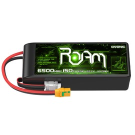 OVONIC Roam Series 6S Lipo Battery 6500mAh 6S1P 150C 22.2V Long Range Lipo Battery with XT90-S Anti Spark Plug for 6-10 Inch Long Range Cenilifter Multirotor X-Class
