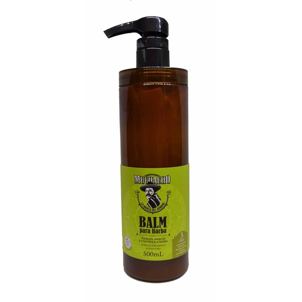 Muchacho Beard Balm Citric, 500 ml, Hydrating Formula with Phyto
