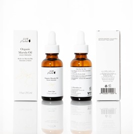 100% PURE Organic Marula Oil Cold-Pressed For Face Body Hair Hydrating Vitamins & Omega Fatty Acids Support Glowing Plumped Up Youthful Skin - Natural Moisturizer Facial Radiance - Vegan - 1oz