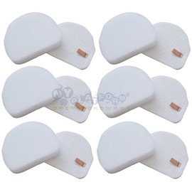 Eztronics Corp6x Foam Felt Filter For Shark NV480 NV450 NV481 Replacement Park XFF450 XHF450