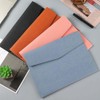 CALFOVERA A PU Leather File Holder Document Folder Pink Thin