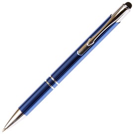 Lanier G2 Pen Stylus, Ballpoint Pen 2-in-1 Stylus Retractable Ballpoint Pen with Stylus Tip for Touch Screens, Schmidt P900 Medium Point 0.7mm, Black Ink (Blue)
