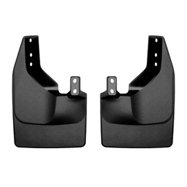 WeatherTech Custom No Drill Splash Guard MudFlaps for Ford Bronco - Rear Pair (120140), Black