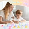 Mini Rubber Ducks 60 Pack Bulk Small Squeaky Float Bath