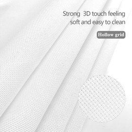Generic Cross Stitch Aida Cloth, 14 Count, 39 x 59 inches, White