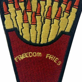ZEGIN Freedom Fries with Ball Embroidered Iron on Sew on Patch