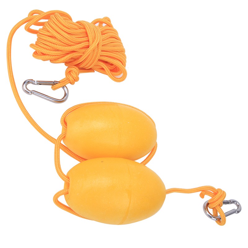 Kayak Boat Leash Rope with Buoy Floating Ball Stainless Steel