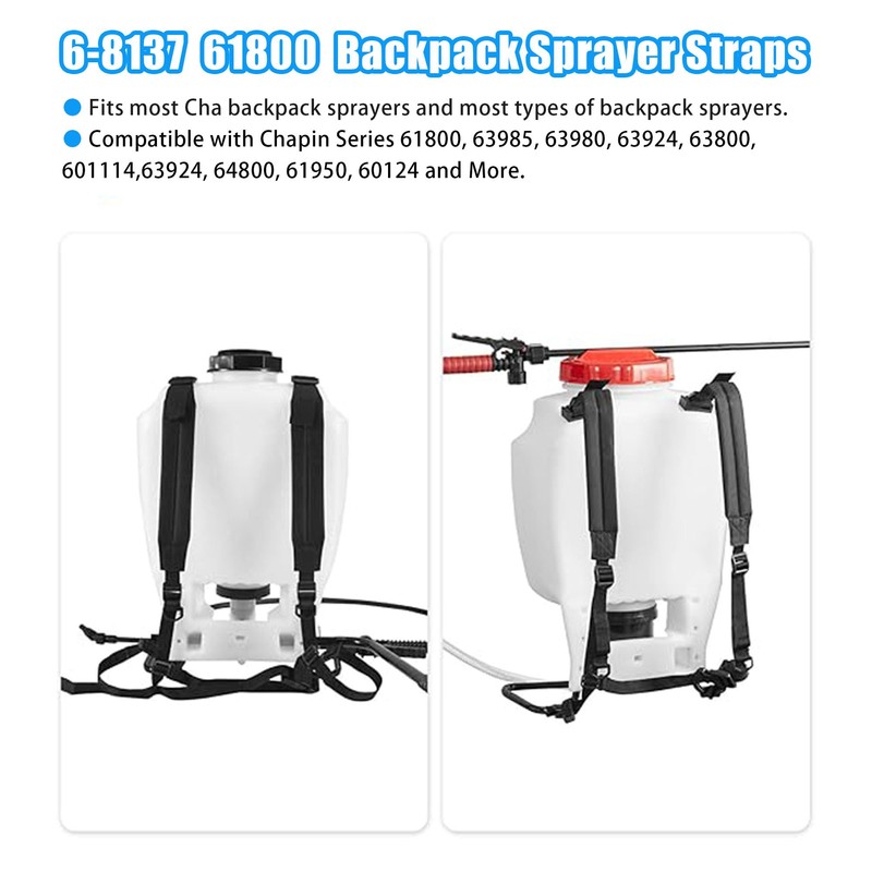 Backpack Sprayer Straps Replacement Compatible Cha-pin Sprayers Straps Parts 61800,