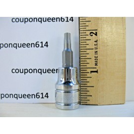 Kobalt 81969-0622, 3/8" Drive Tamper Proof Torx Bit Socket TT25 - Brand New