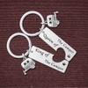 Nfyxcaz 2 Pcs Matching Camper Keychain Rv Gifts For Couple