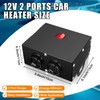 DaisyInner 500w Car Heater 12 Volt Camping Heaters Kit Car