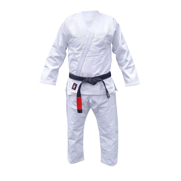 Your Jiu Jitsu Gear Brazilian Jiu Jitsu Premium 450 Uniform White A3 Free Belt